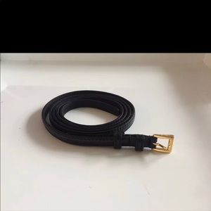 Prada belt size 90. Black with gold hardware